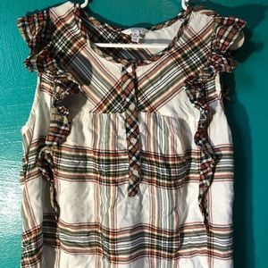 Women’s, size 16-18, Time and Tru plaid blouse